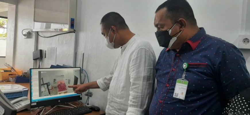 Ketua PWI dan IKWI Besuk Mantan Ketua IKWI Sumut