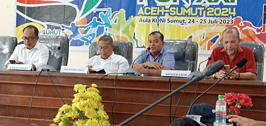 KONI Sumut Apresiasi Pelatihan Liputan Menuju PON 2024