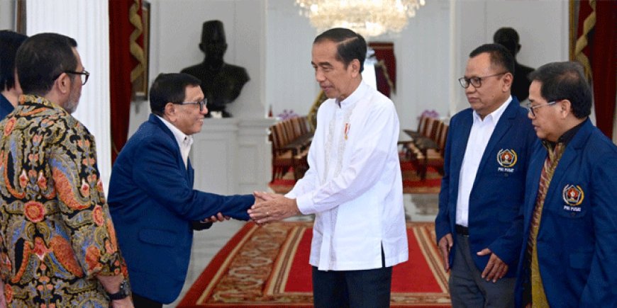 Presiden Jokowi Terima Pengurus PWI Pusat di Istana Merdeka