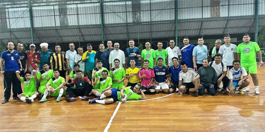 Tim Futsal PWI Sumut Raih Kemenangan Ganda