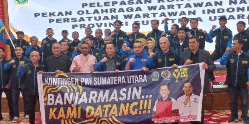 Porwanas 2024: Pj Gubsu Motvasi Atlet PWI Sumut