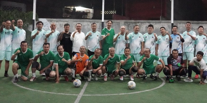 Pj Wali Kota Tebingtinggi Dukung Futsal PWI Sumut Raih Medali